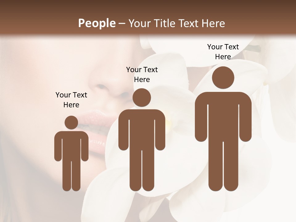 Aroma Sensual Caucasian PowerPoint Template