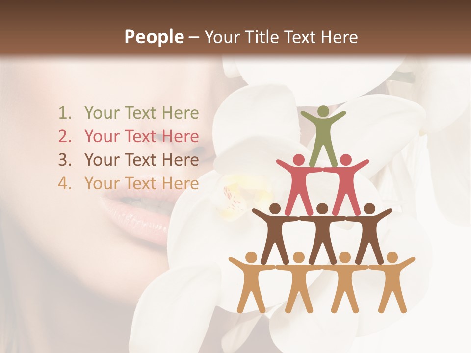 Aroma Sensual Caucasian PowerPoint Template