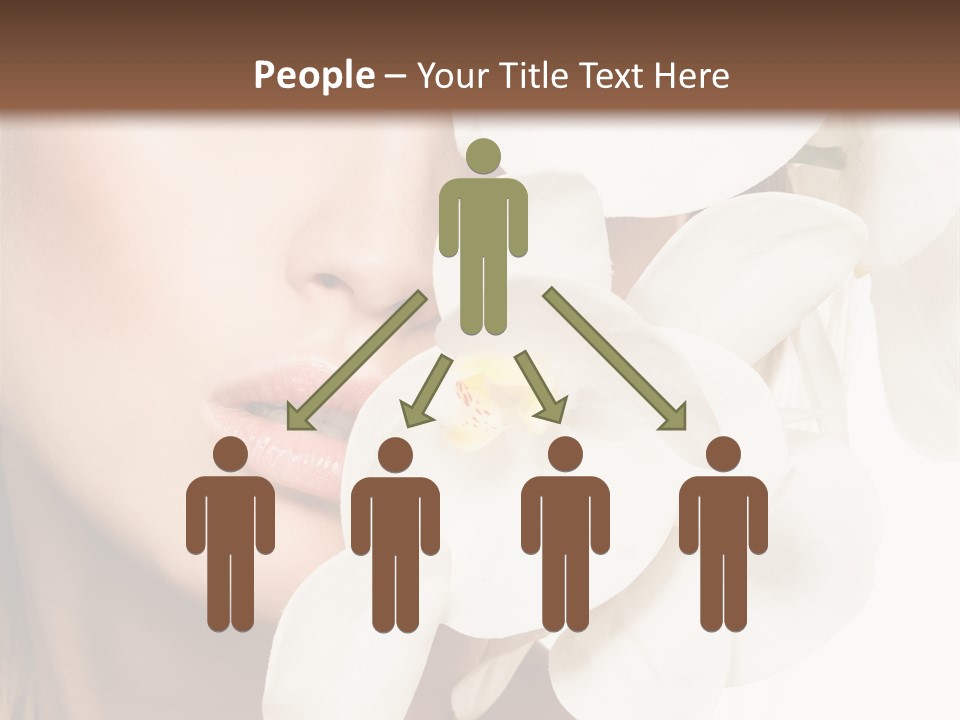 Aroma Sensual Caucasian PowerPoint Template