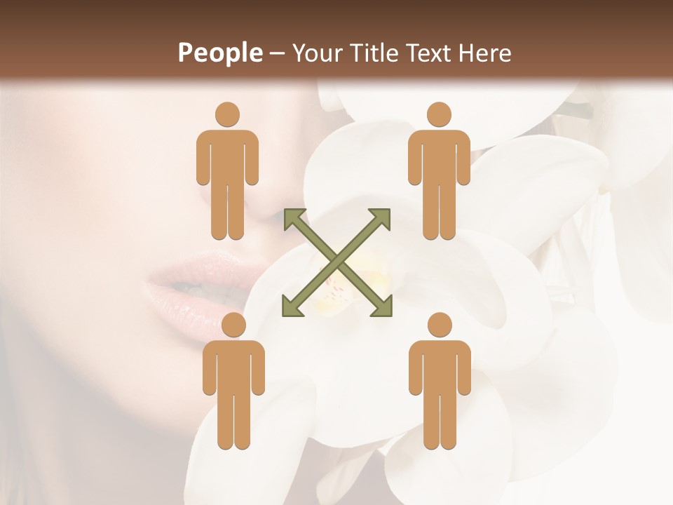 Aroma Sensual Caucasian PowerPoint Template