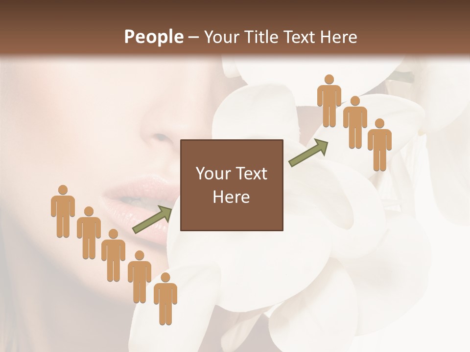 Aroma Sensual Caucasian PowerPoint Template