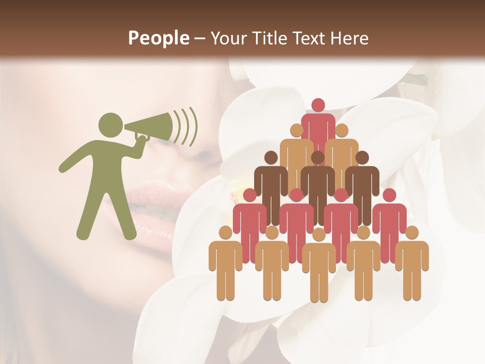 Aroma Sensual Caucasian PowerPoint Template