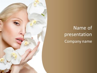 Blond Blonde  PowerPoint Template