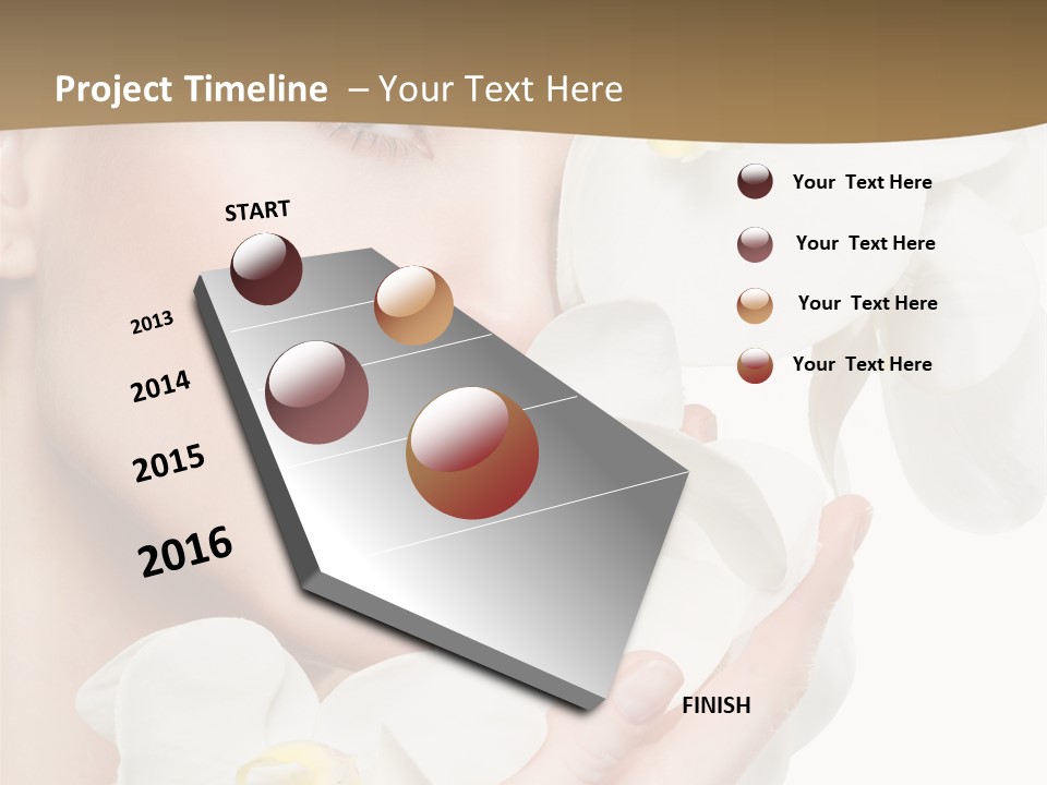 Blond Blonde  PowerPoint Template