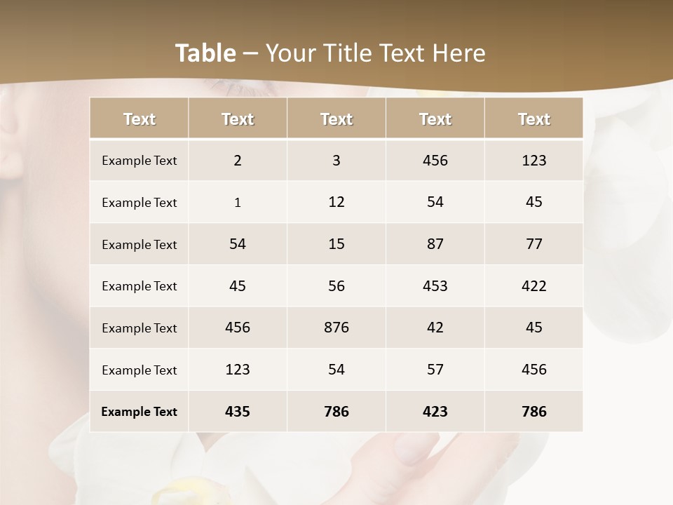 Blond Blonde  PowerPoint Template