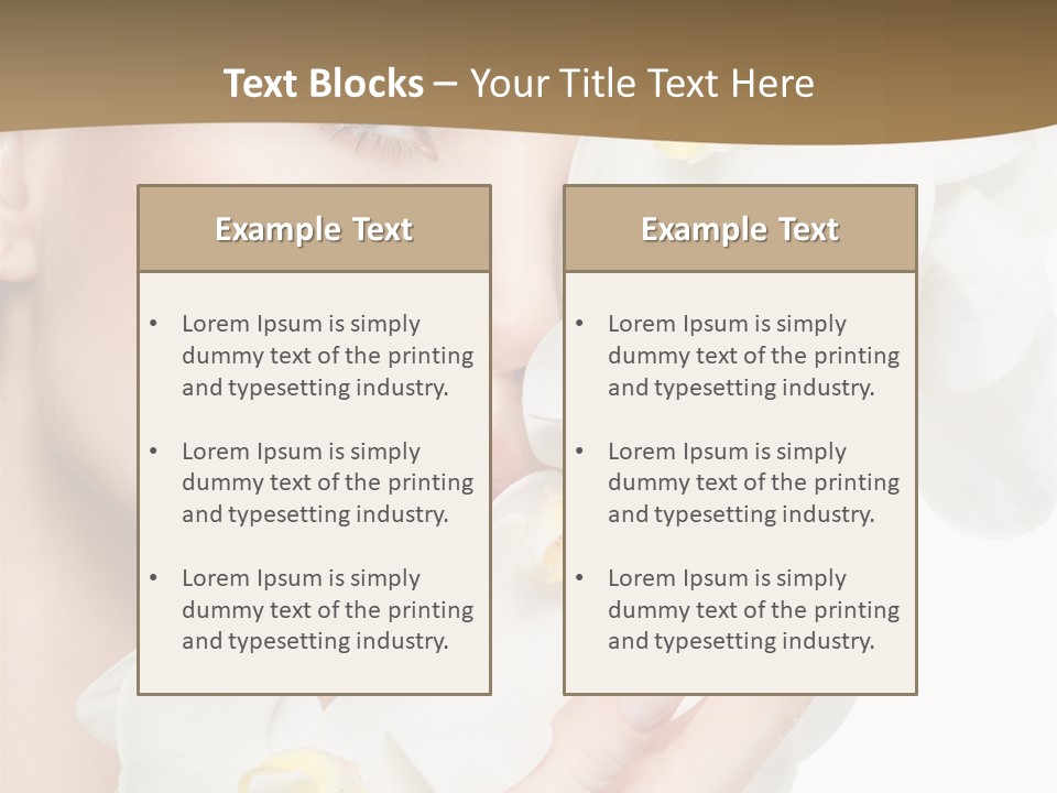 Blond Blonde  PowerPoint Template