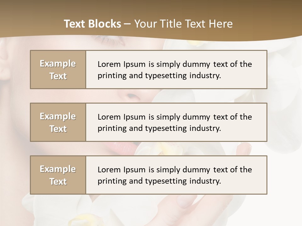 Blond Blonde  PowerPoint Template