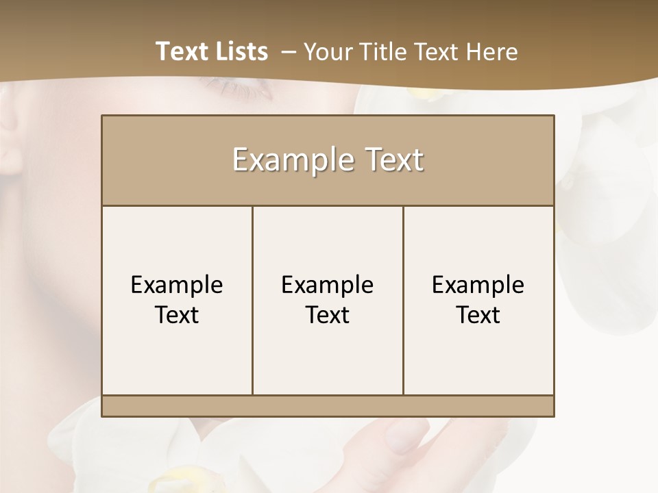Blond Blonde  PowerPoint Template