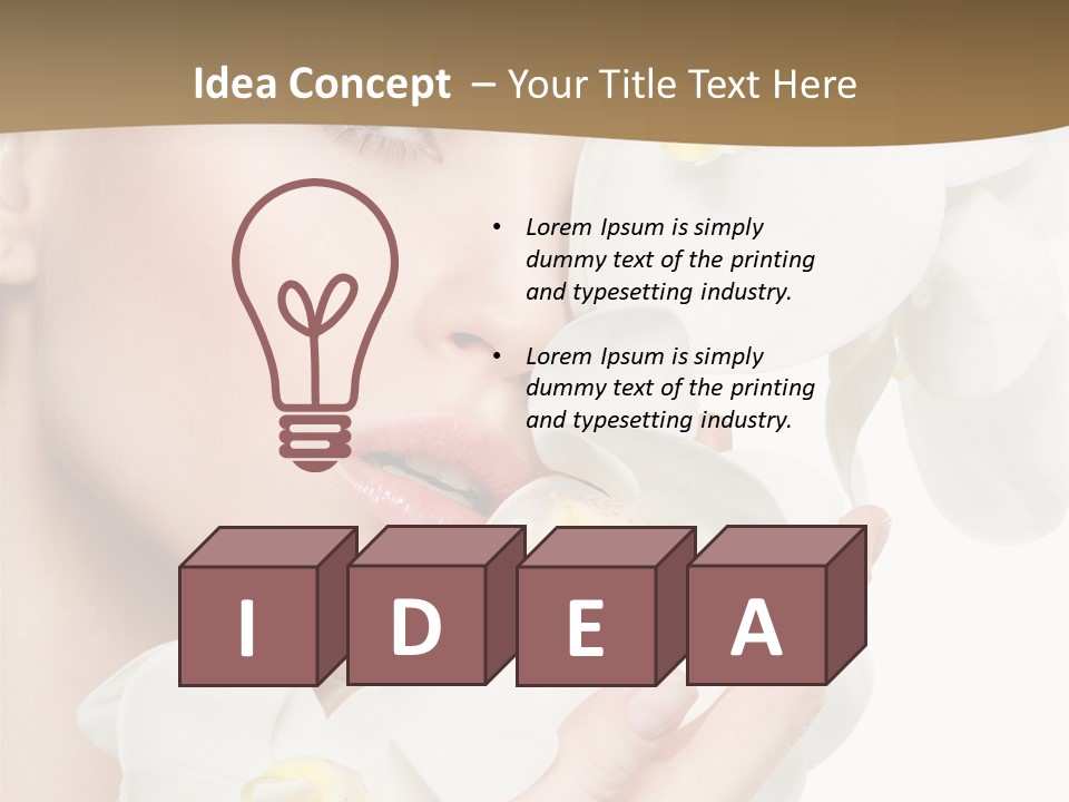 Blond Blonde  PowerPoint Template