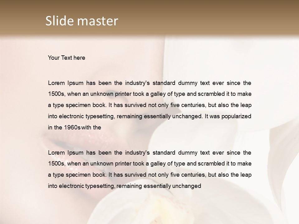 White Wellness Beauty PowerPoint Template