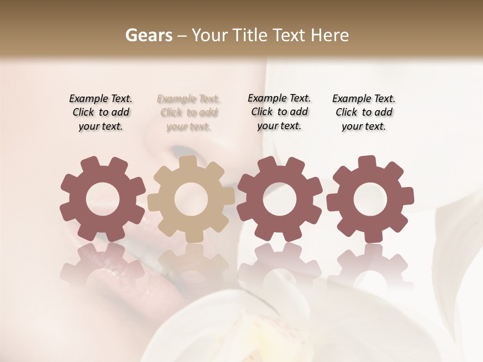 White Wellness Beauty PowerPoint Template