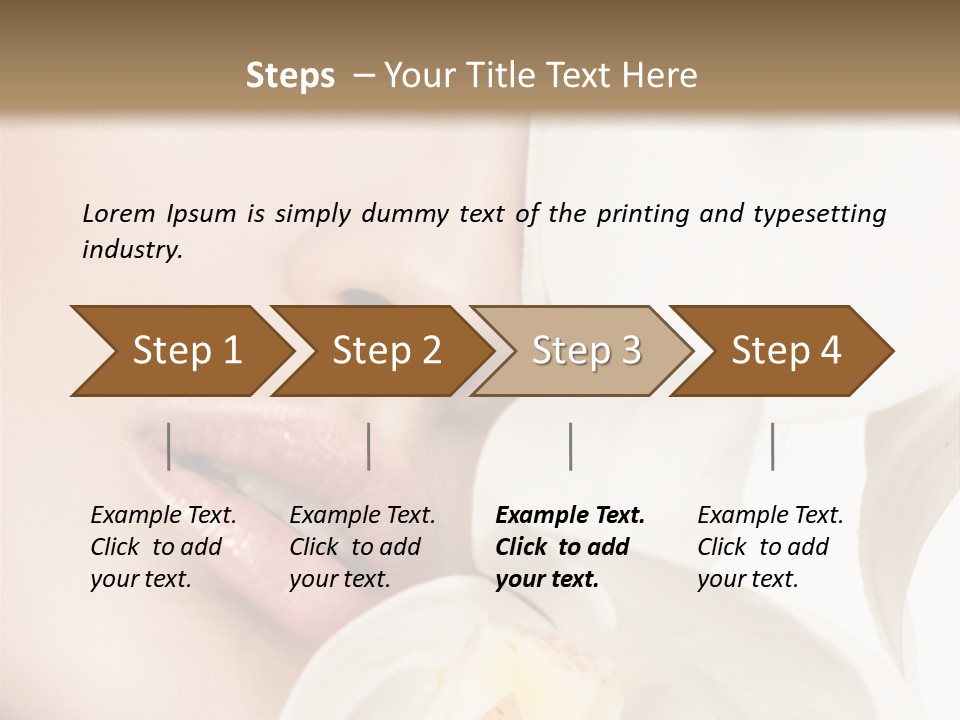 White Wellness Beauty PowerPoint Template