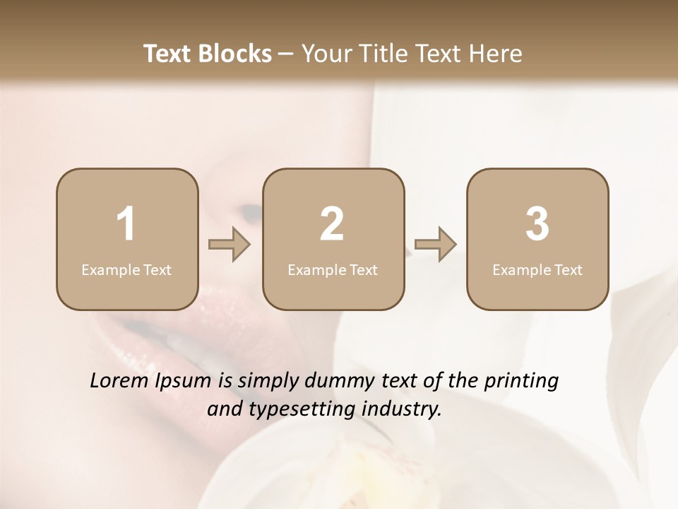 White Wellness Beauty PowerPoint Template