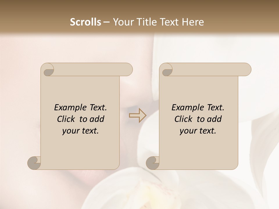 White Wellness Beauty PowerPoint Template