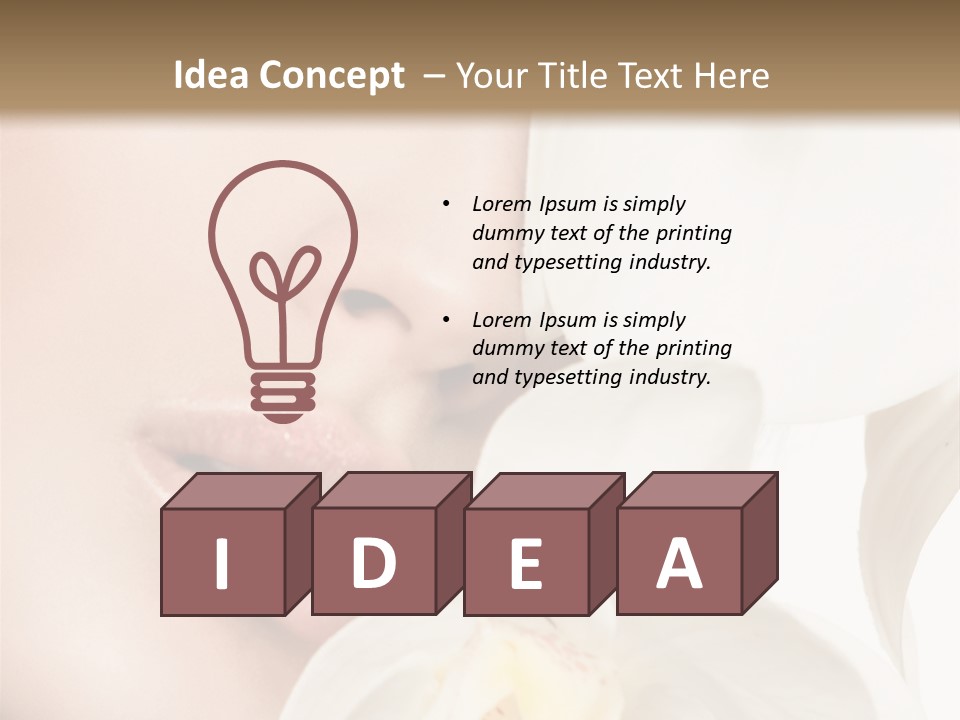 White Wellness Beauty PowerPoint Template