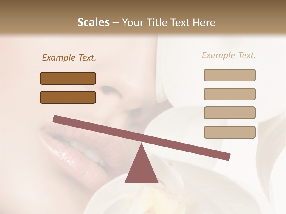 White Wellness Beauty PowerPoint Template