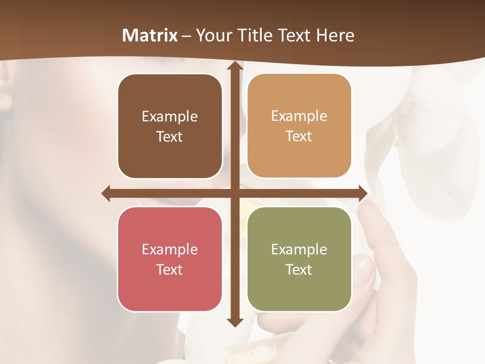 White Head Cosmetics PowerPoint Template