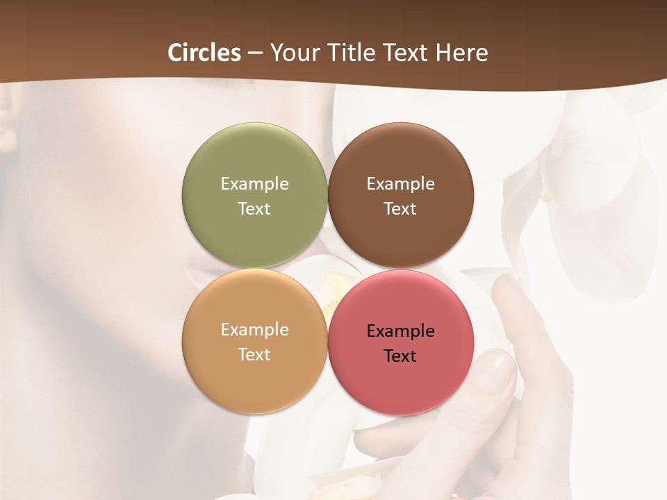 White Head Cosmetics PowerPoint Template