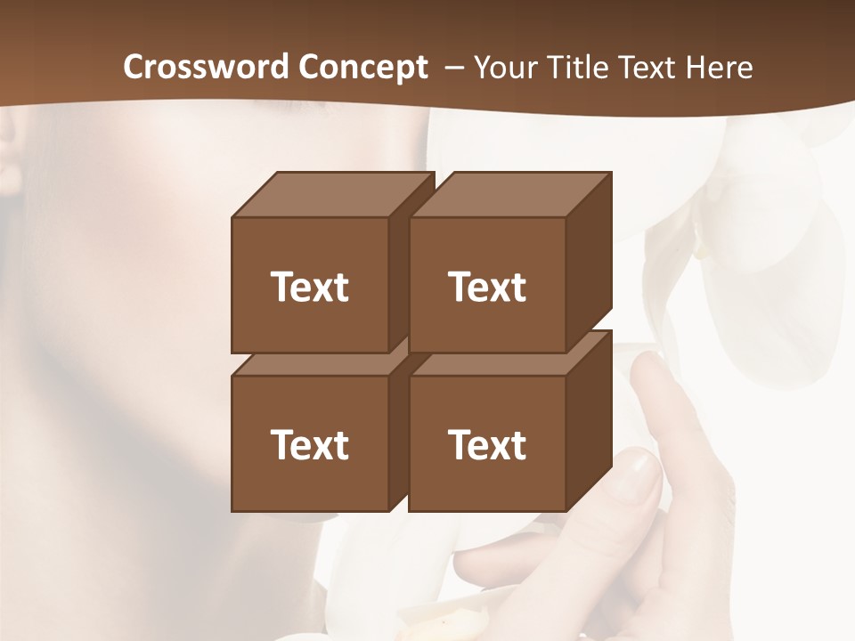 White Head Cosmetics PowerPoint Template