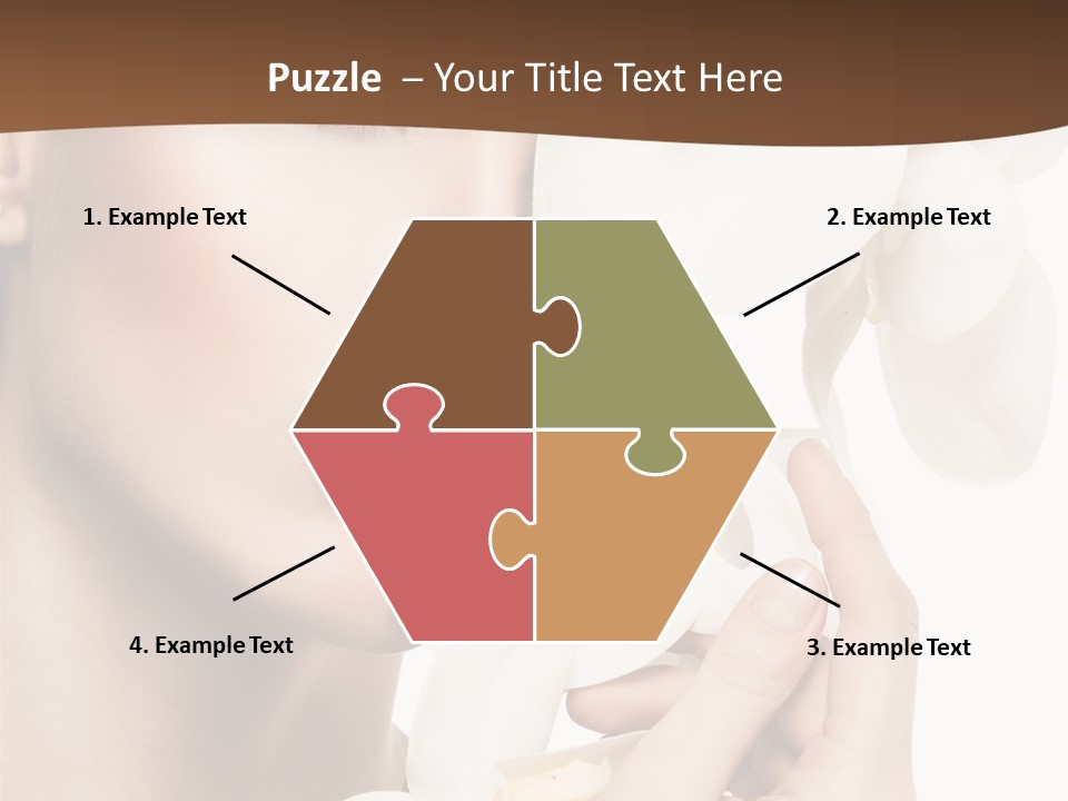 White Head Cosmetics PowerPoint Template