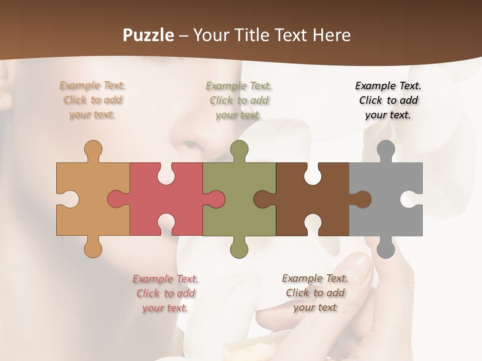 White Head Cosmetics PowerPoint Template