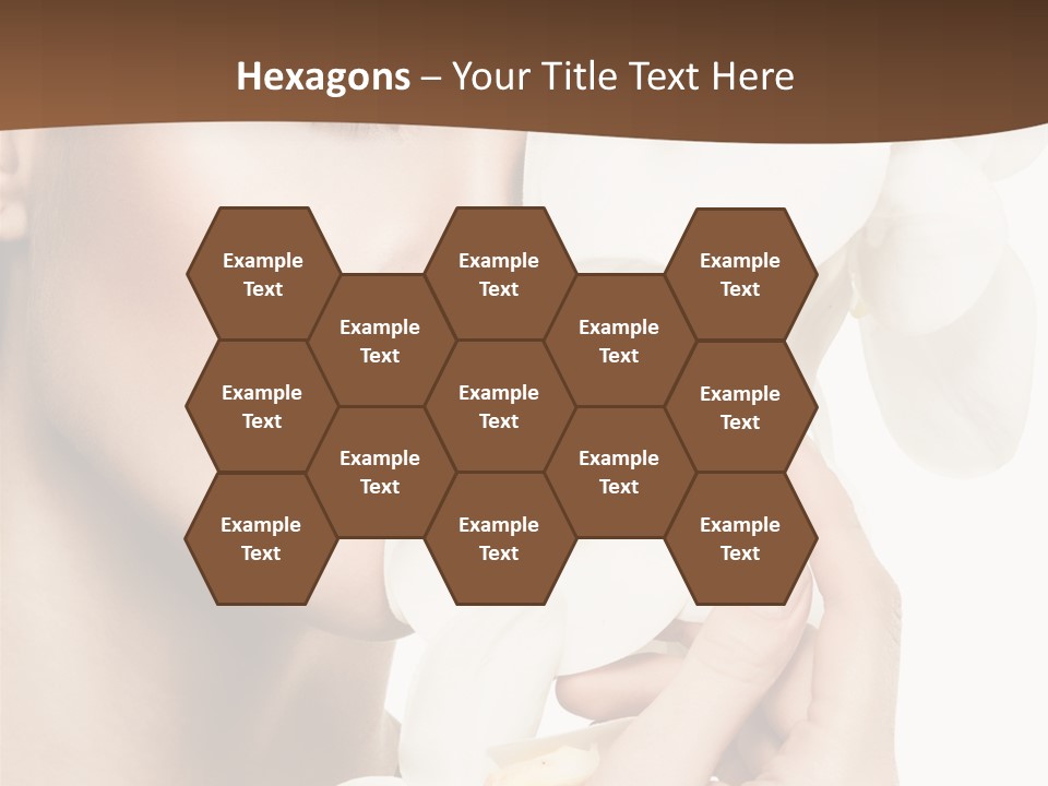 White Head Cosmetics PowerPoint Template