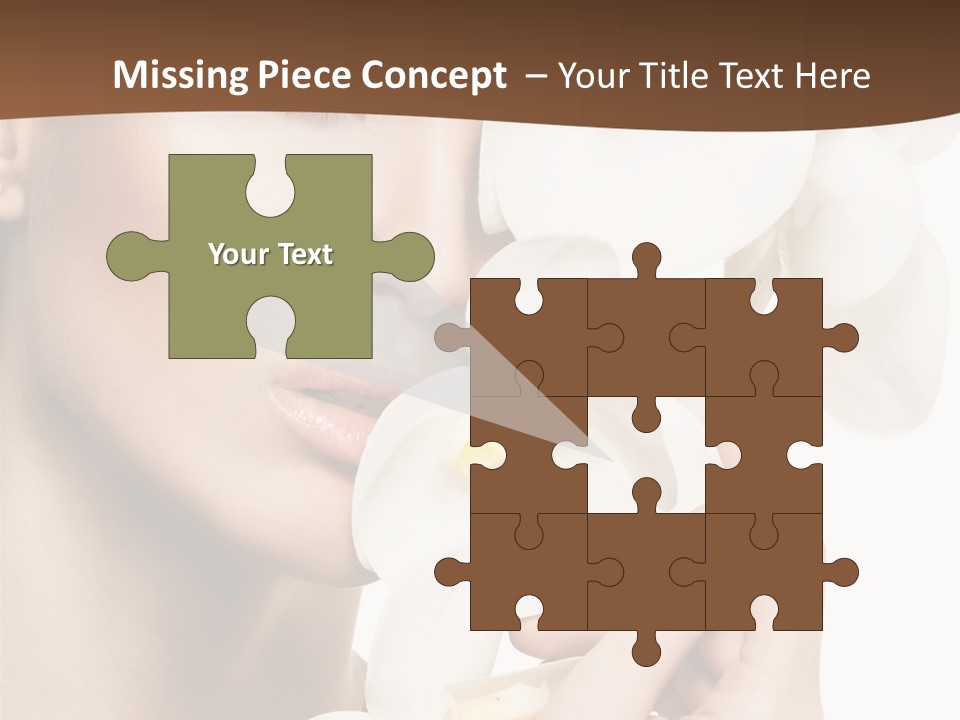 White Head Cosmetics PowerPoint Template