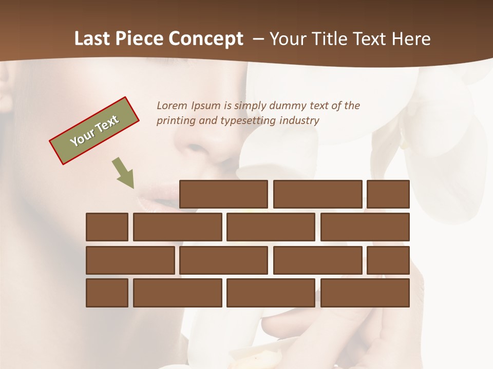 White Head Cosmetics PowerPoint Template