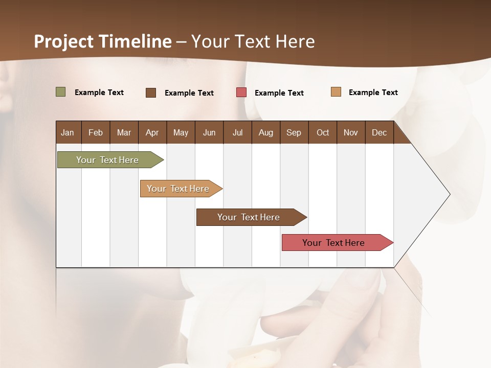 White Head Cosmetics PowerPoint Template