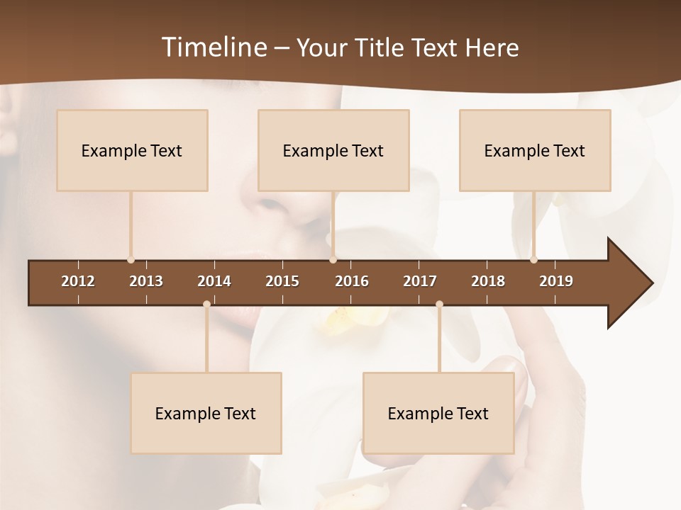 White Head Cosmetics PowerPoint Template