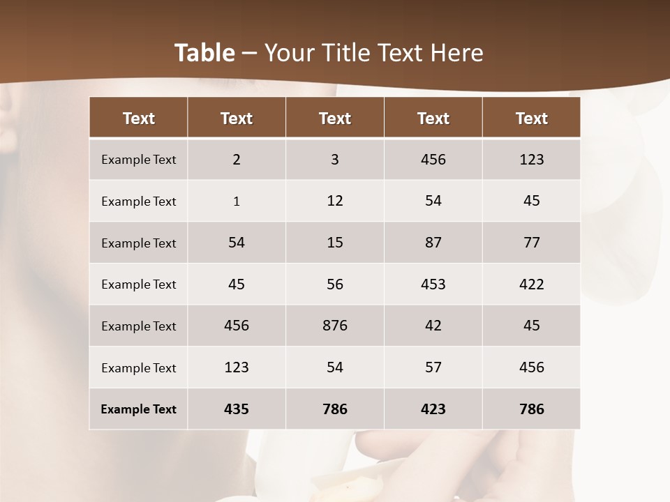 White Head Cosmetics PowerPoint Template