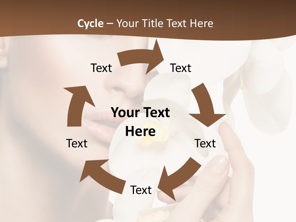 White Head Cosmetics PowerPoint Template