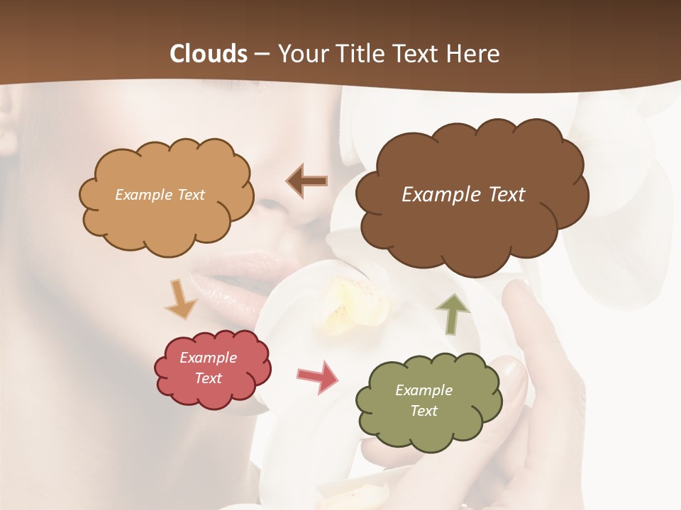White Head Cosmetics PowerPoint Template