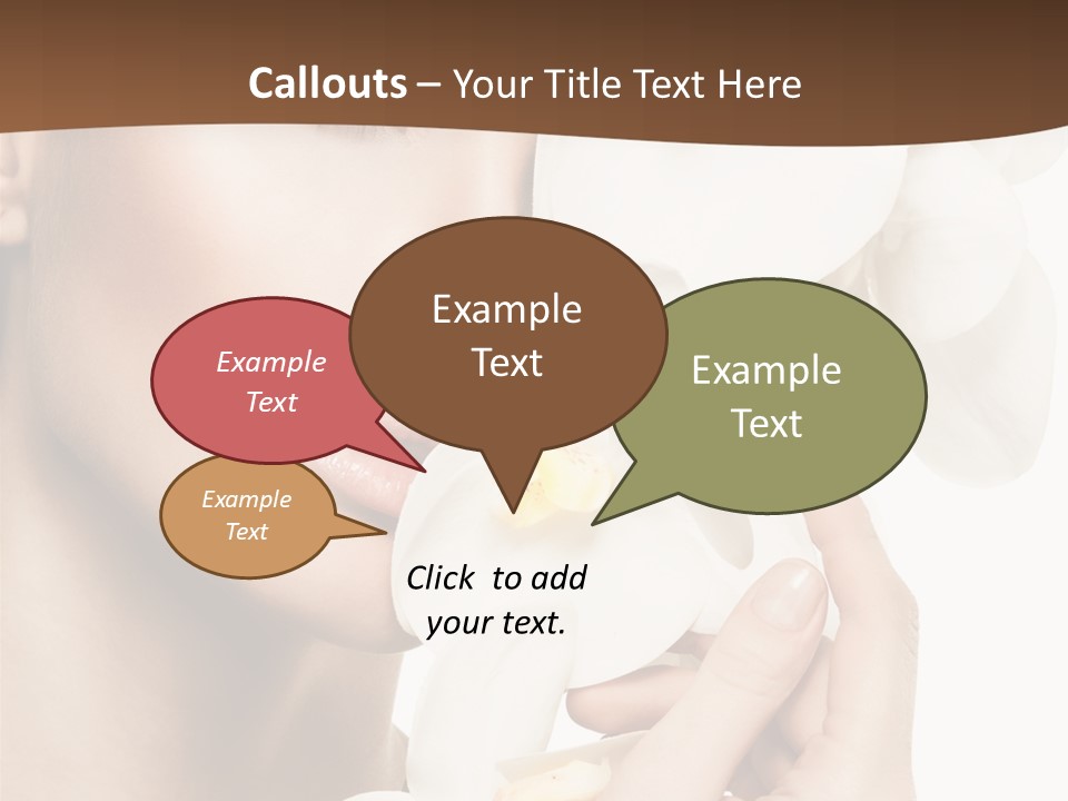 White Head Cosmetics PowerPoint Template