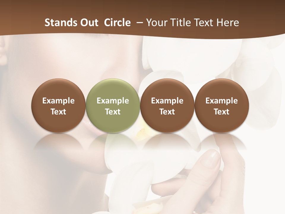 White Head Cosmetics PowerPoint Template