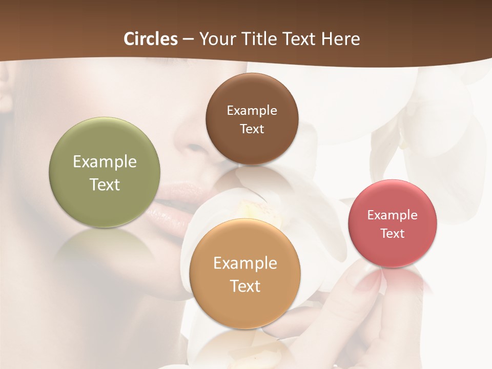 White Head Cosmetics PowerPoint Template