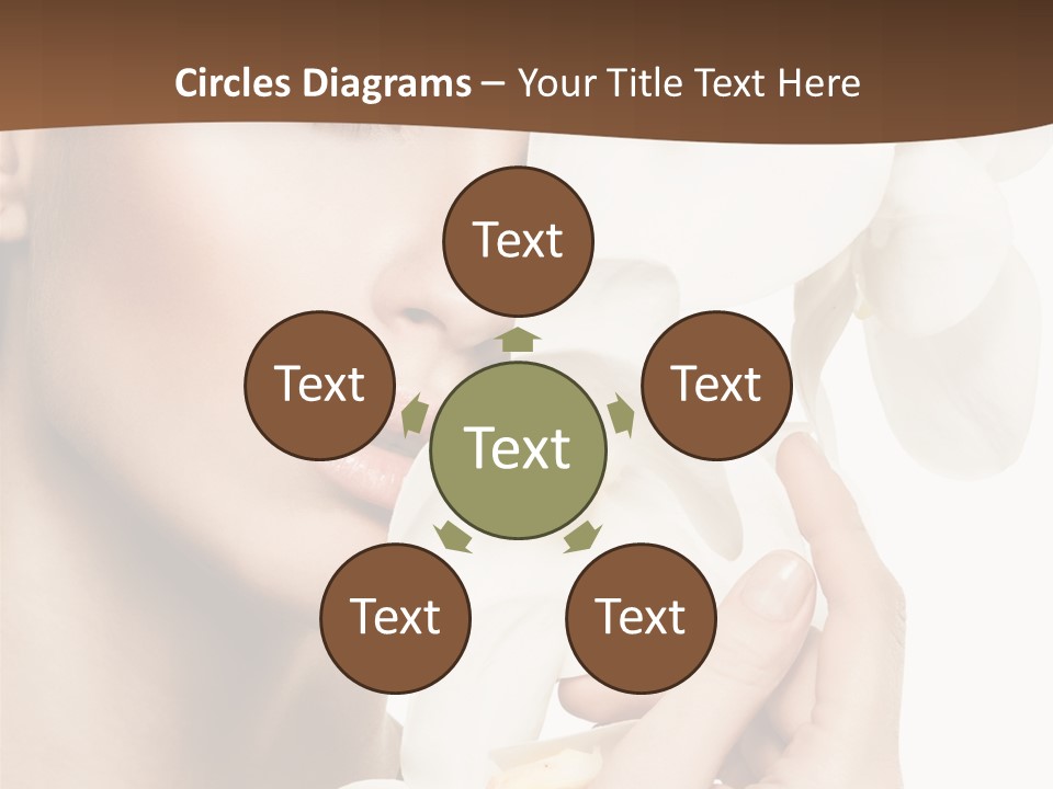 White Head Cosmetics PowerPoint Template