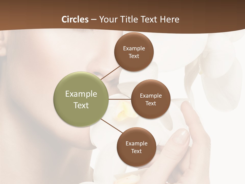 White Head Cosmetics PowerPoint Template