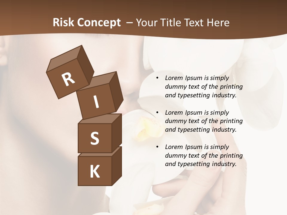 White Head Cosmetics PowerPoint Template