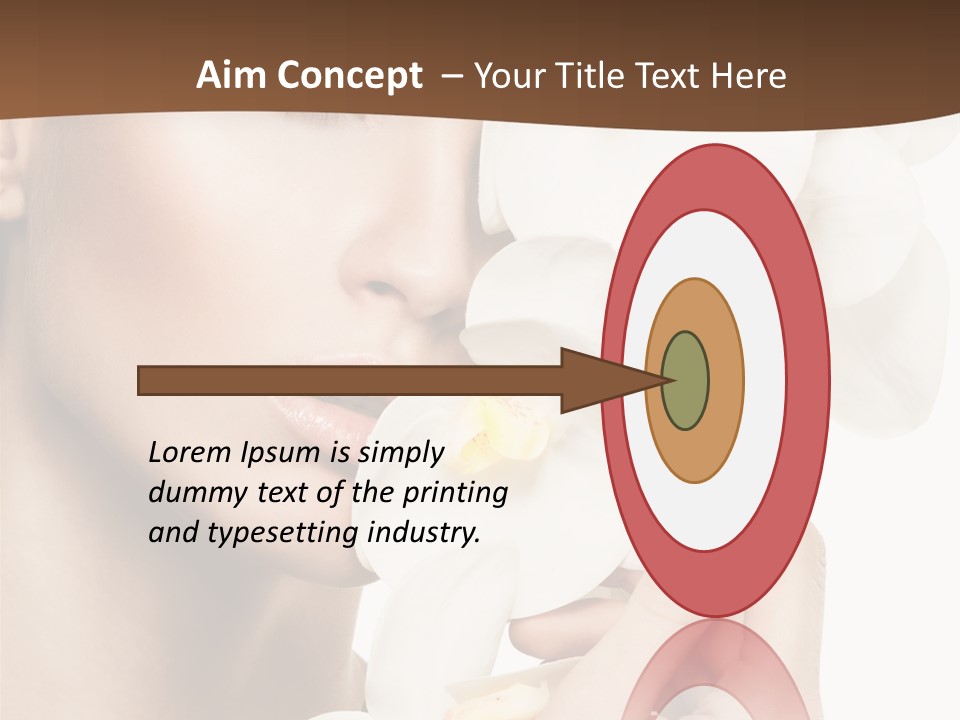 White Head Cosmetics PowerPoint Template