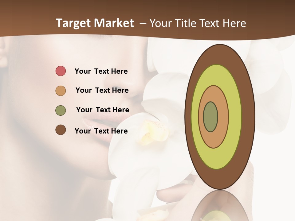 White Head Cosmetics PowerPoint Template