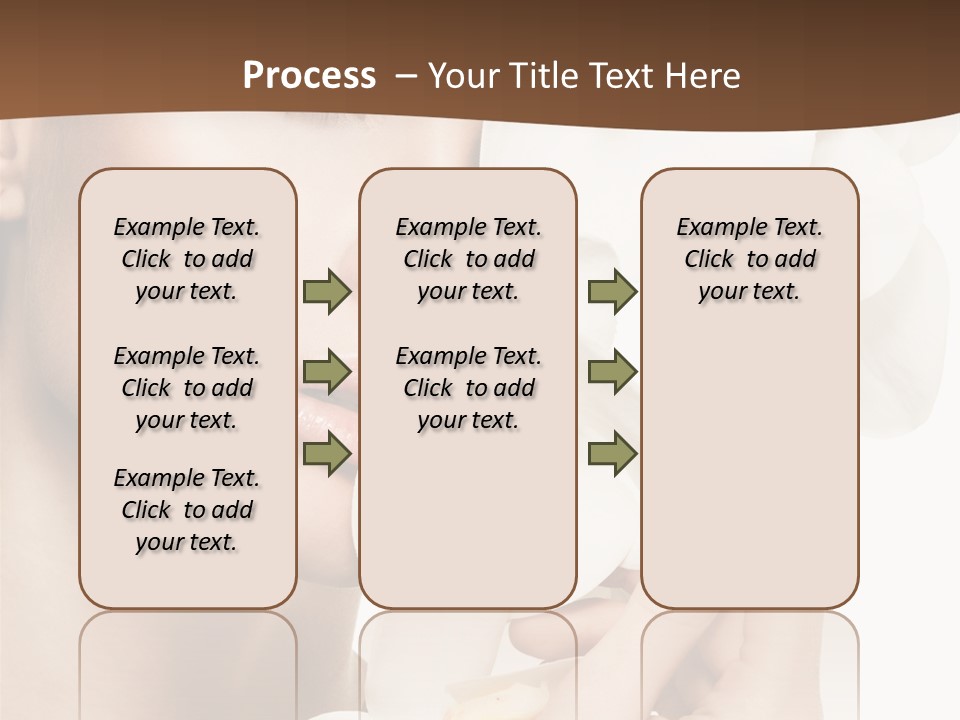 White Head Cosmetics PowerPoint Template