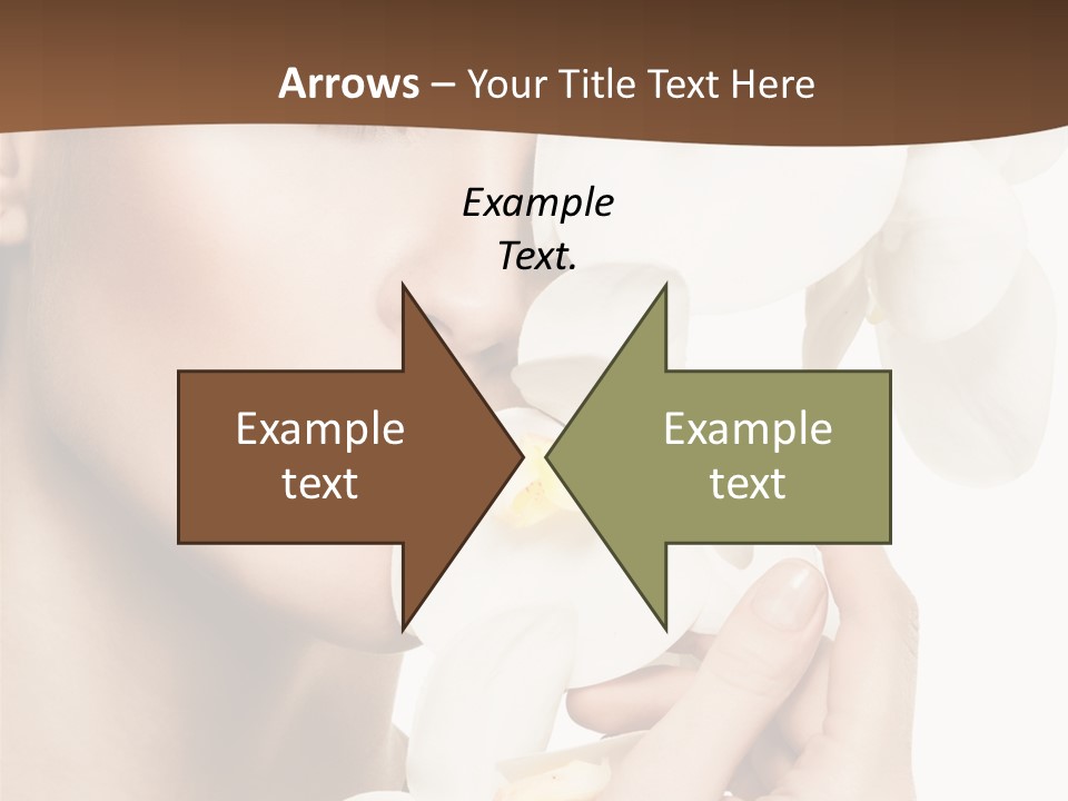 White Head Cosmetics PowerPoint Template