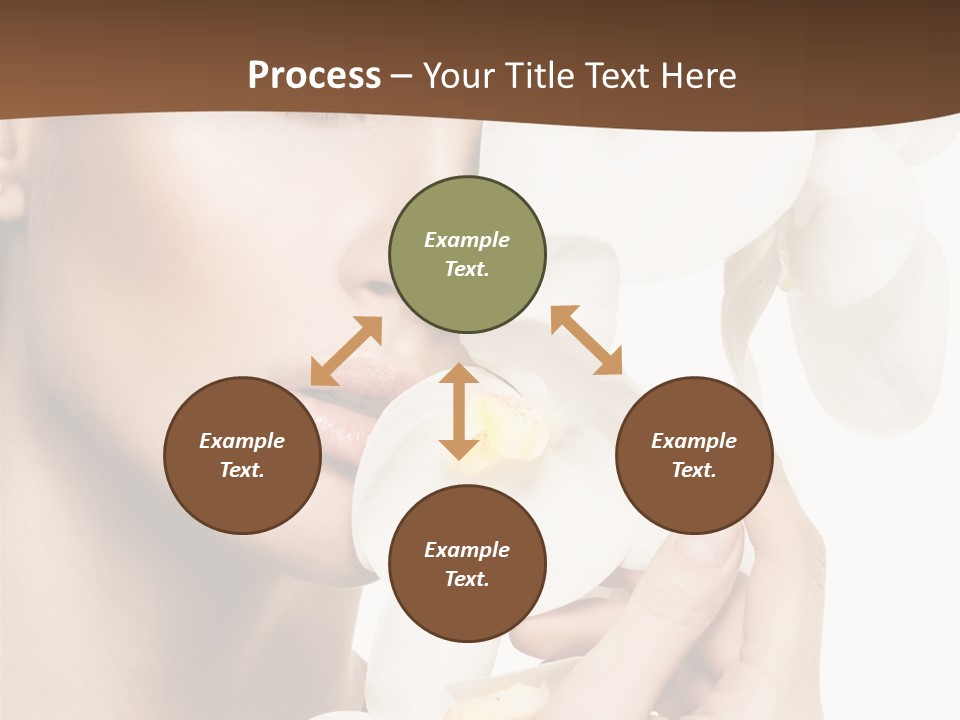 White Head Cosmetics PowerPoint Template