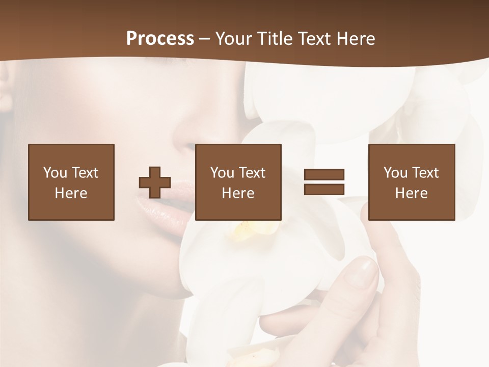 White Head Cosmetics PowerPoint Template