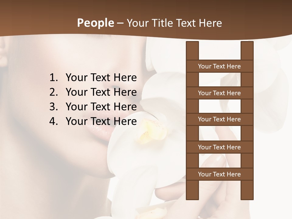 White Head Cosmetics PowerPoint Template