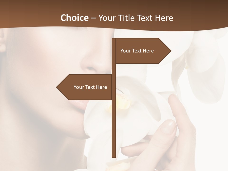 White Head Cosmetics PowerPoint Template