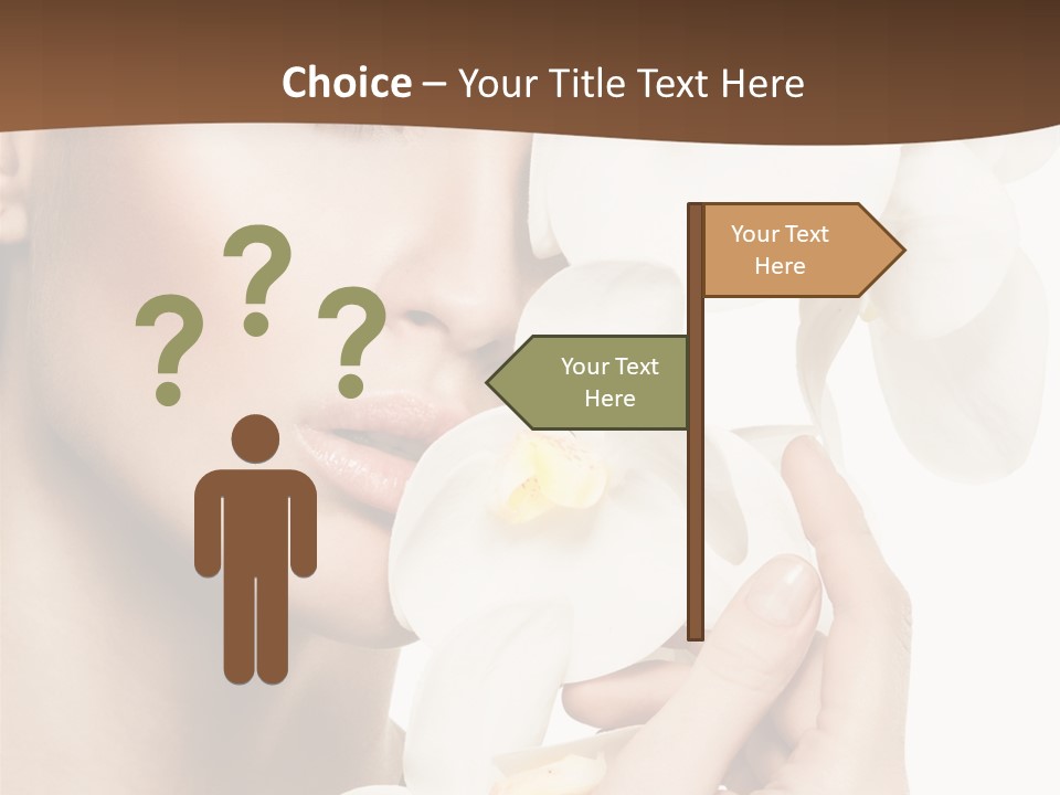 White Head Cosmetics PowerPoint Template