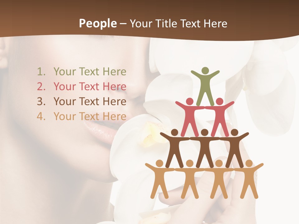White Head Cosmetics PowerPoint Template
