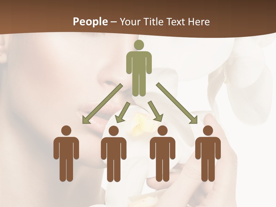 White Head Cosmetics PowerPoint Template